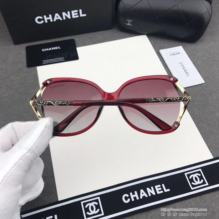 CHANEL香奈兒 2019新款 高清寶麗來偏光鏡片 女款太陽鏡  lly1540